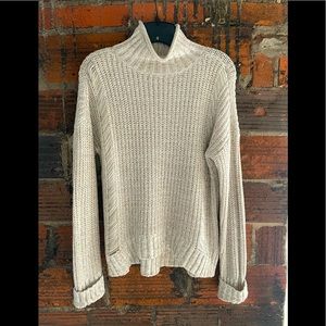 Express Beige Turtleneck
